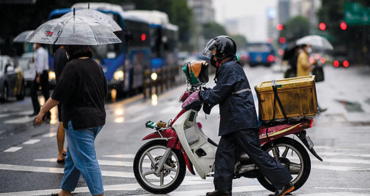 واصلت الثقة الصناعية في كوريا الجنوبية مسارها الغائم  (أ.ف.ب)