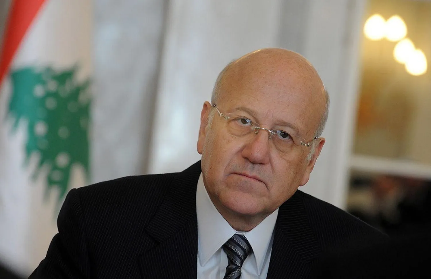 Lebanon’s Prime Minister-designate Najib Mikati. (Getty Images)