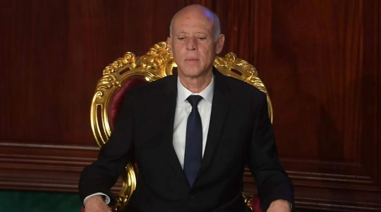 Tunisian President Kais Saied. (AFP)

