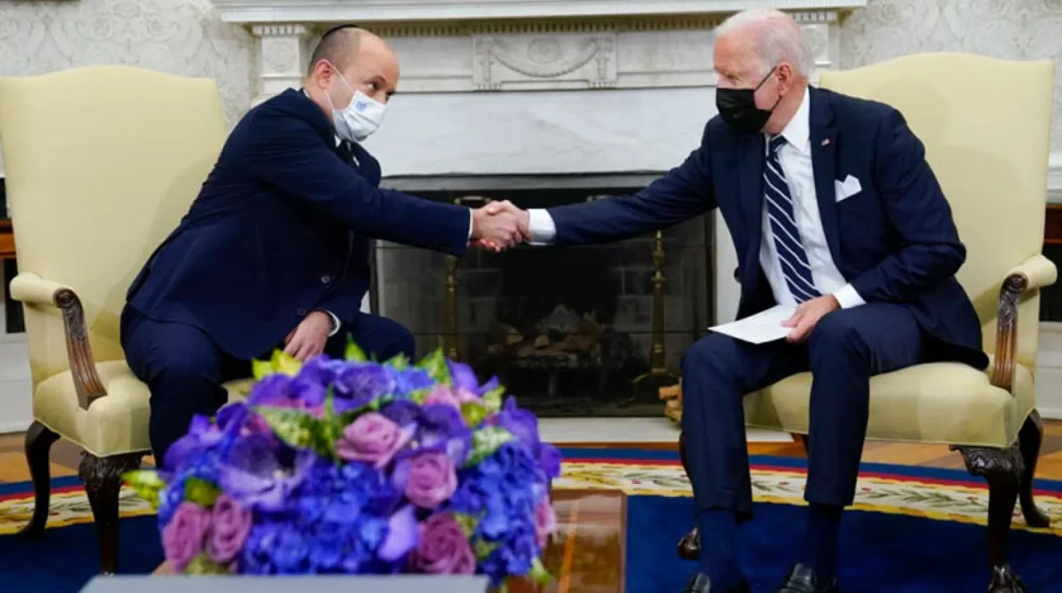 ABD Başkanı Joe Biden, İsrail Başbakanı Naftali Bennett ile görüştü (AP)