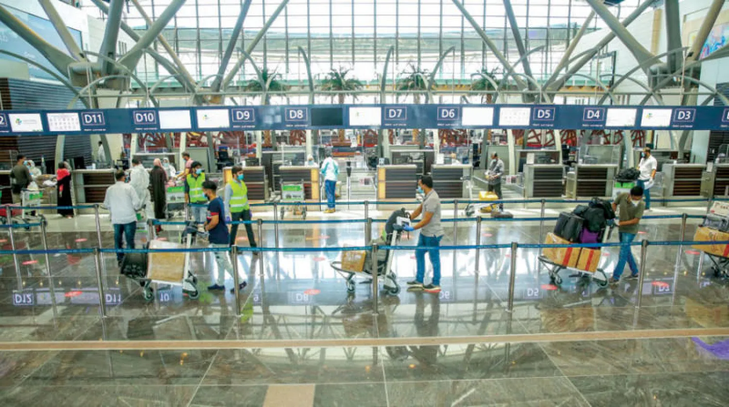 تدفق المسافرين عبر مطار مسقط (مطارات عُمان)