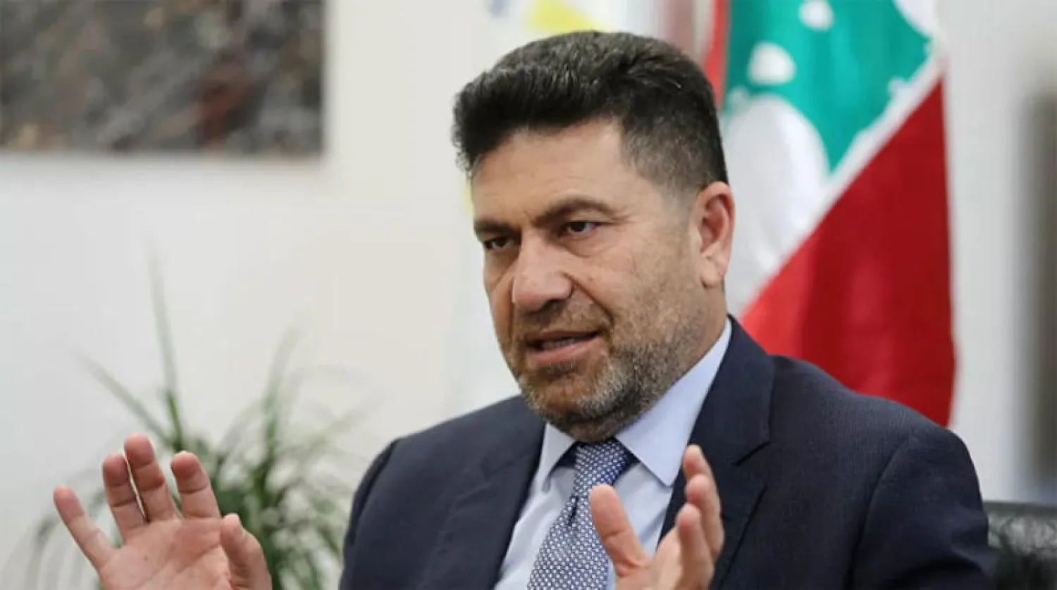 وزير الطاقة في حكومة تصريف الأعمال اللبنانية ريمون غجر (رويترز)