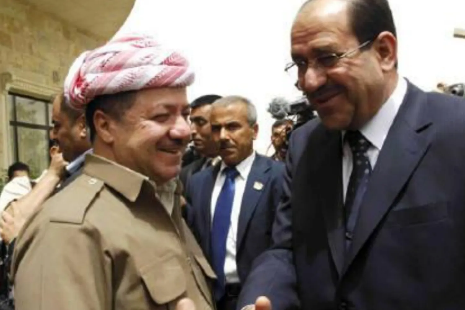 Maliki ile Barzani’nin 2009 yılında Kürdistan bölgesindeki görüşmelerinden bir kare (Reuters)
