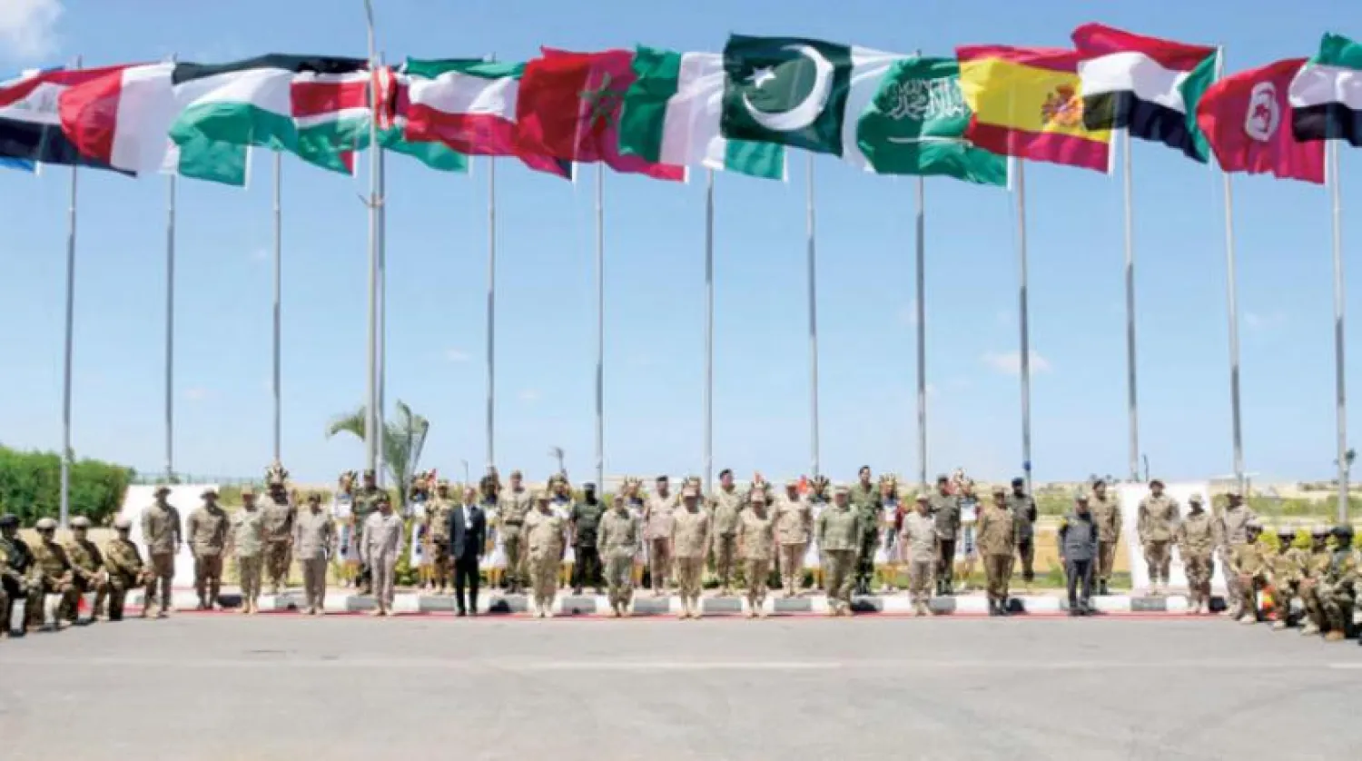 Part of the Bright Star joint military drill (Egyptian military spokesman)

