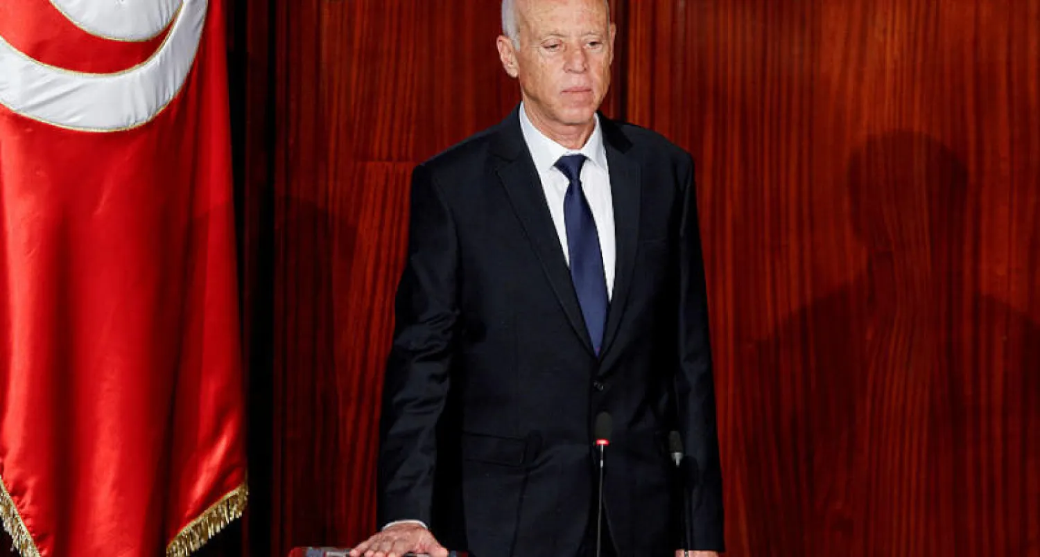 الرئيس التونسي قيس سعيد (رويترز)