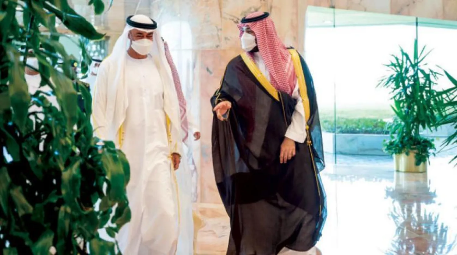 Crown Prince Mohammed bin Salman and Sheikh Mohamed bin Zayed Al Nahyan meet in Riyadh. SPA file photo