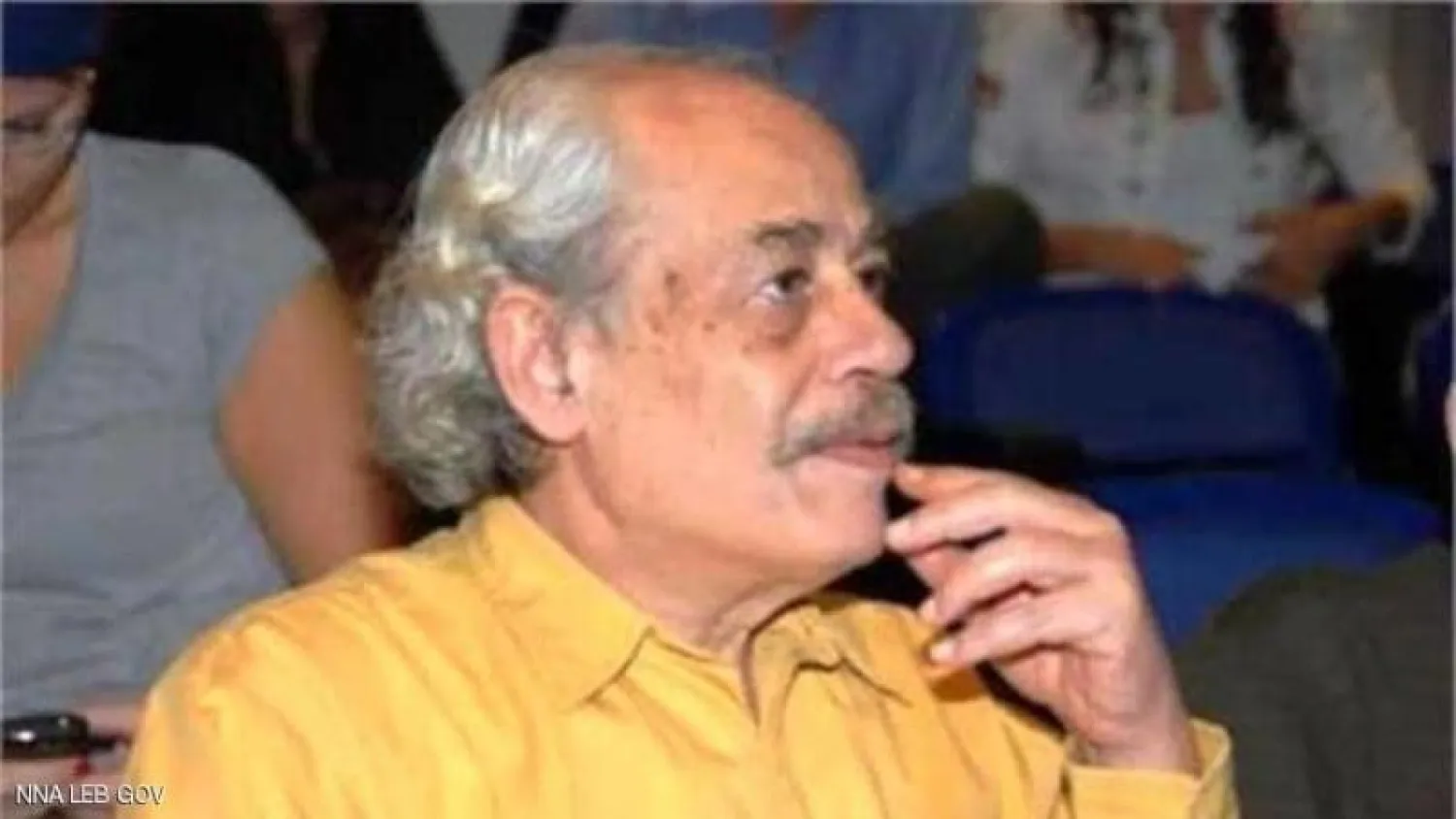 المخرج اللبناني برهان علوية (الوكالة الوطنية اللبنانية)