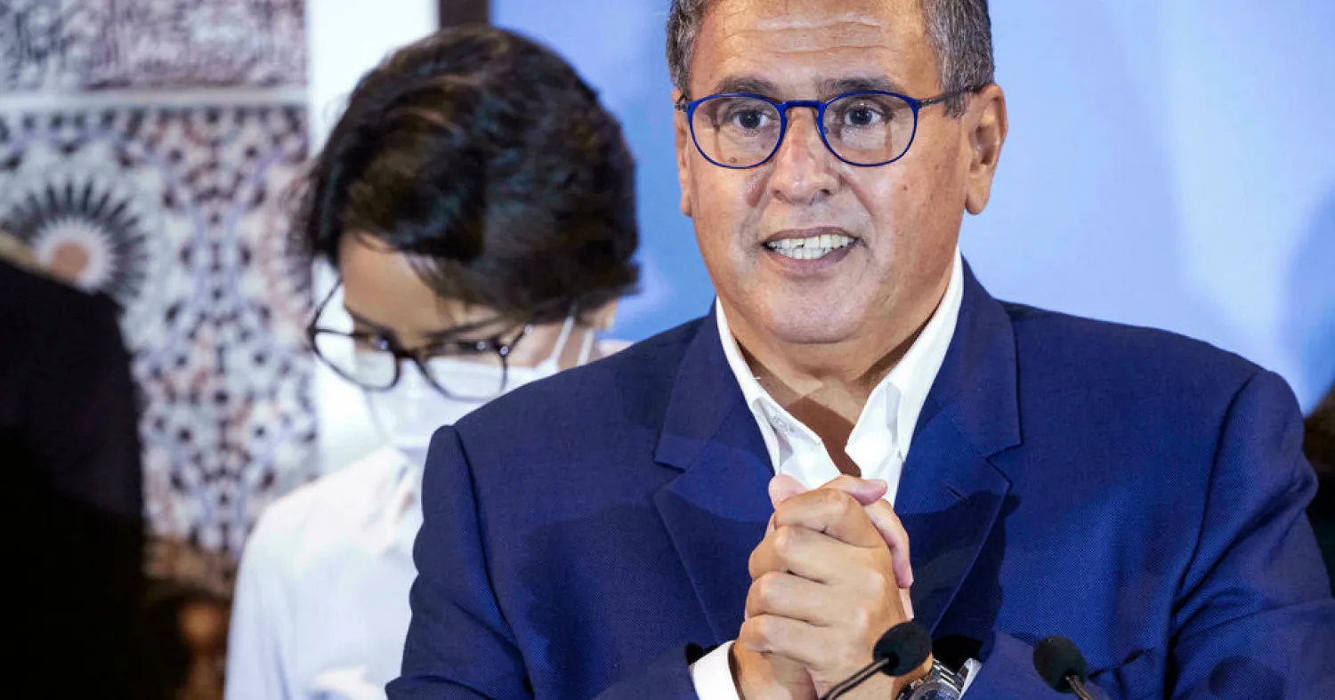 Moroccan businessman and head of the National Rally of Independents party Aziz Akhannouch has been tasked by King Mohammed VI to form a new government after the moderate Islamist and Justice Development party was thrashed in Wednesday's elections FADEL SENNA AFP
