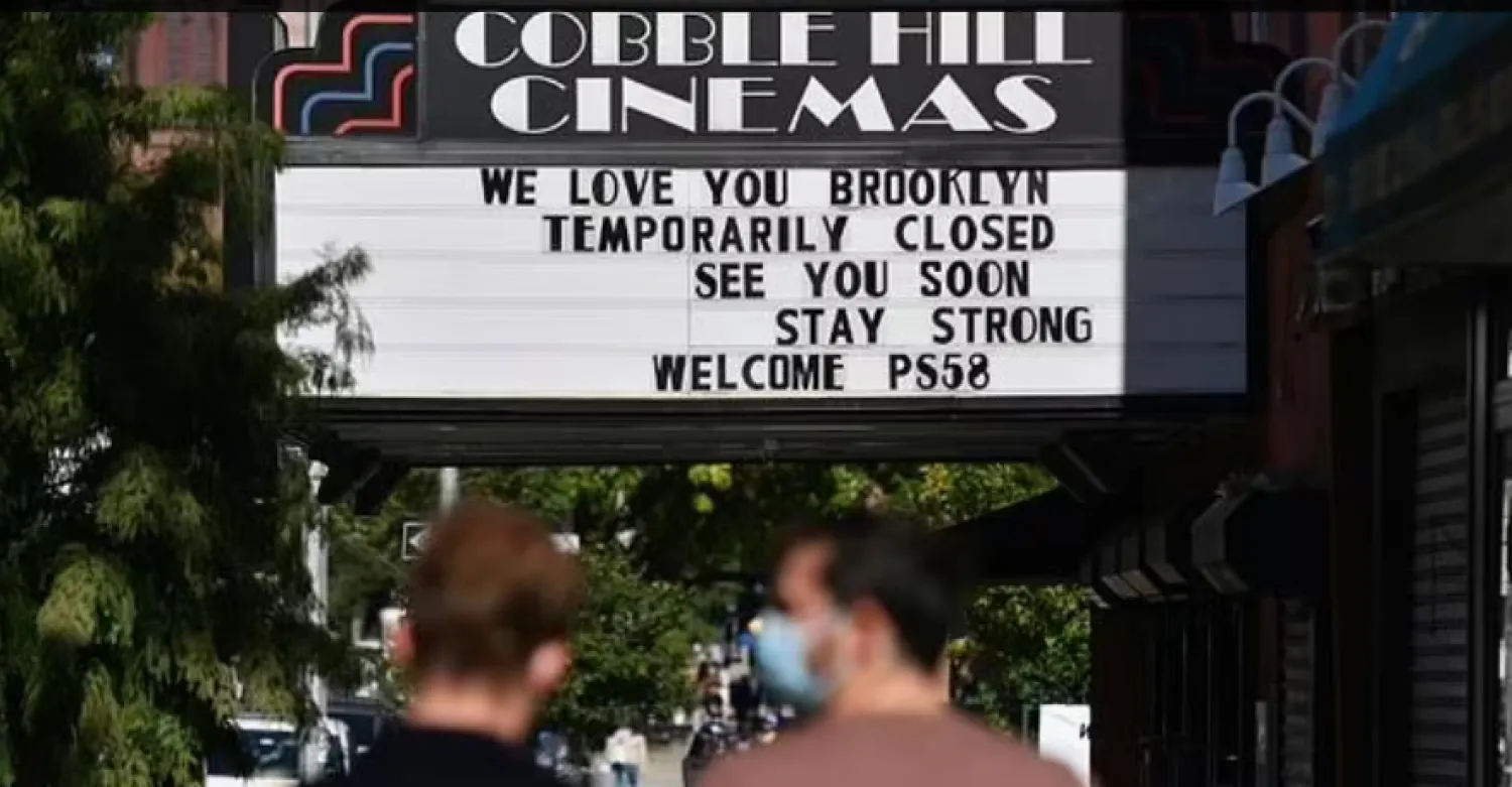 The coronavirus pandemic shuttered cinemas across the world - AFP

