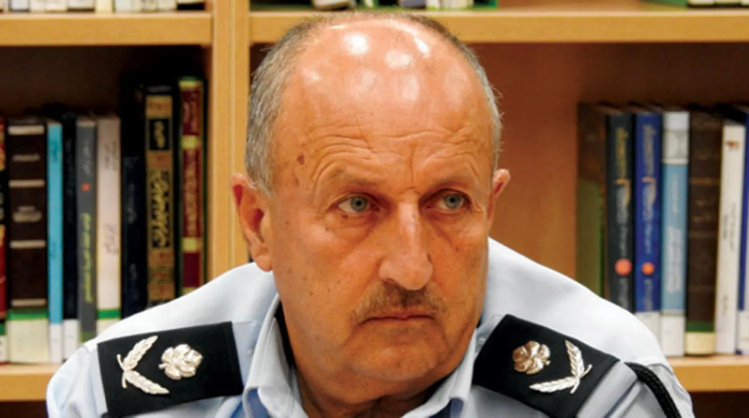 اللواء جمال حكروش في مؤتمر حول العنف في المجتمع العربي عام 2019