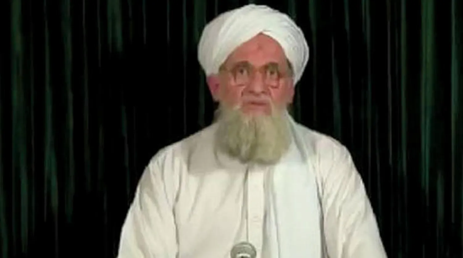 أيمن الظواهري في شريط جديد أول من أمس (غيتي)