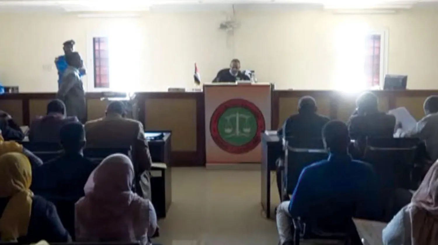 إحدى جلسات المحاكمة في القضية الشهر الماضي (سونا)