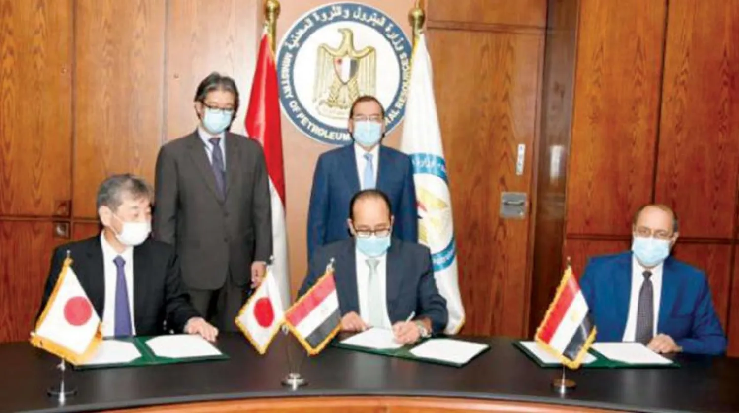 Egypt and Japan sign memorandum of understanding in the presence of the Minister of Petroleum and the Japanese Ambassador (Asharq Al-Awsat)
