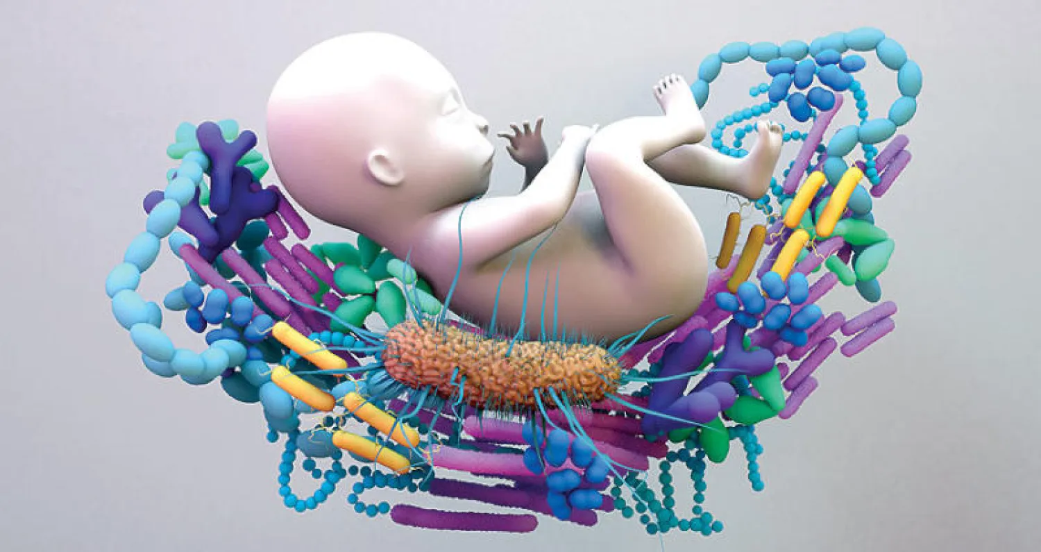 البكتيريا النافعة ونمو المخ لدى الأطفال