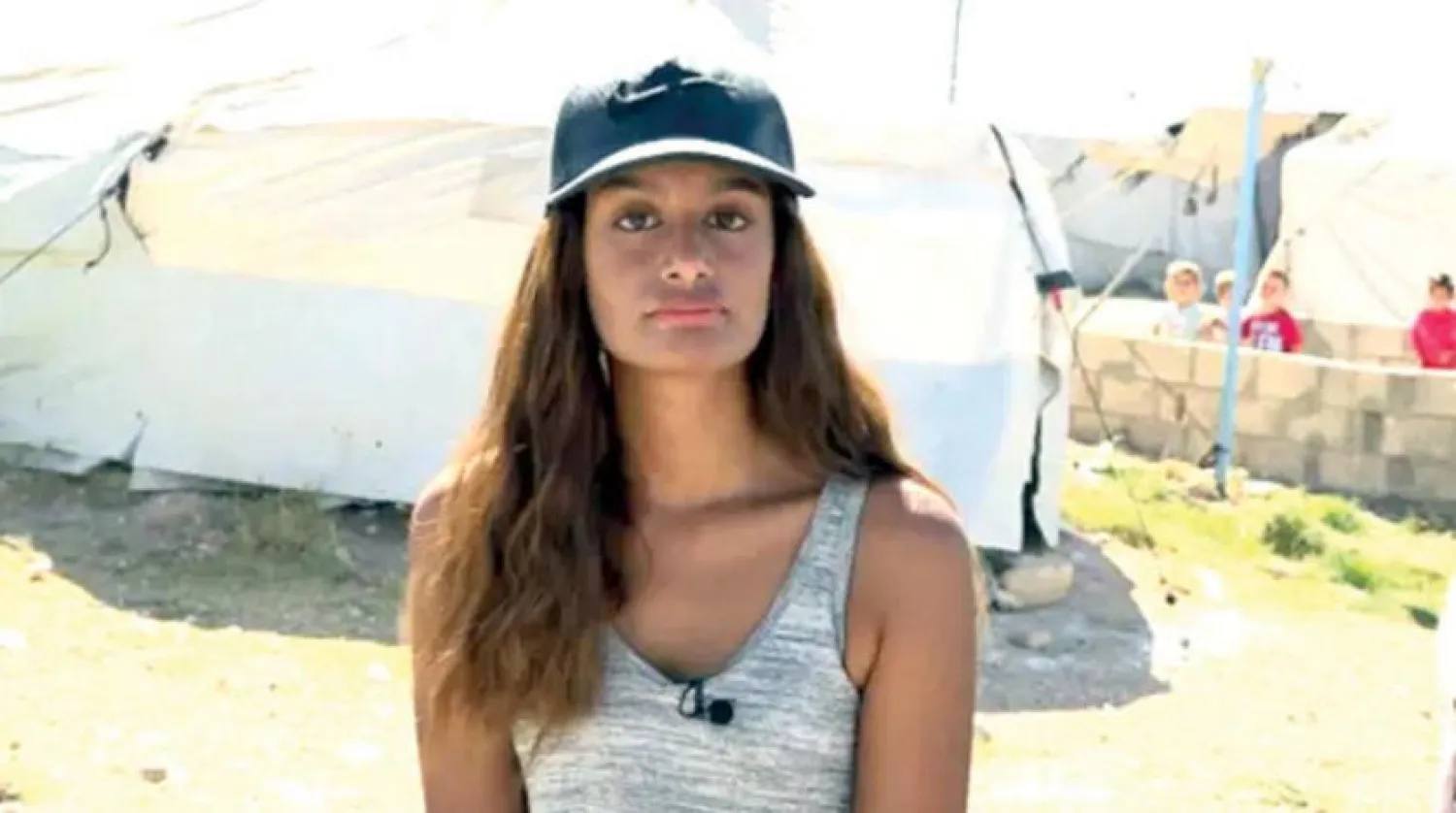 Shamima Begum during the interview with ITV.