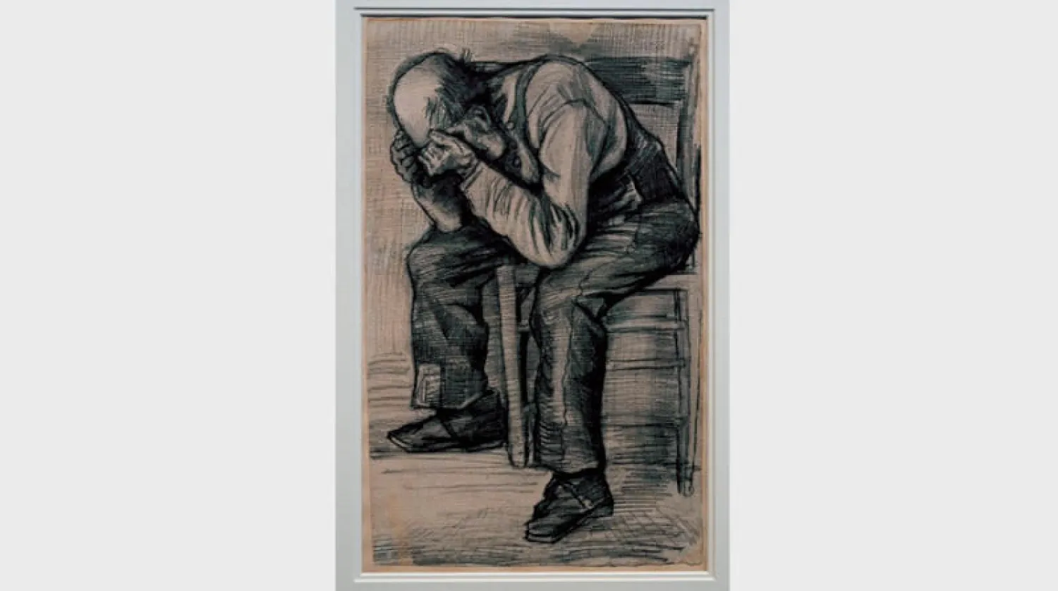 لوحة القروي المنهك لفان غوخ المملوكة لأسرة هولندية ولم تعرض من قبل للجمهور (أ.ب)