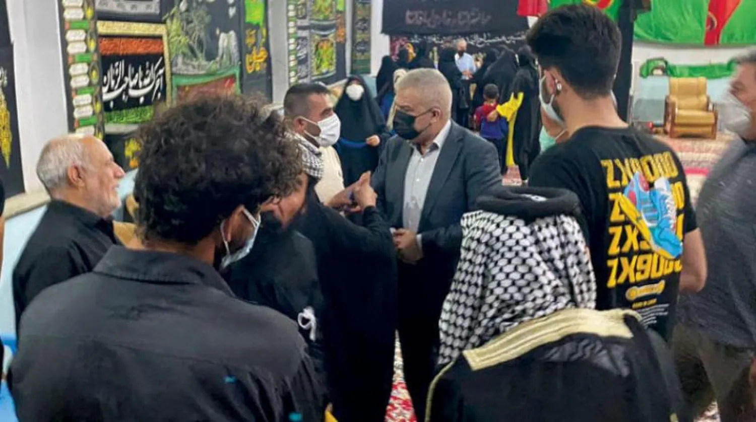 Irak Göç ve Göçmen Bakanı Yardımcısı Kerim el-Nuri’nin İran’daki göçmenleri ziyareti sırasında.