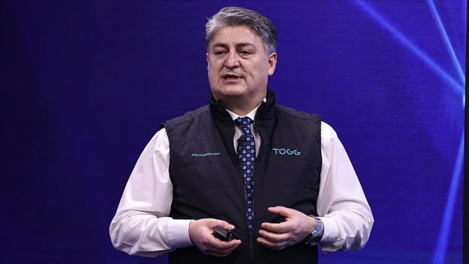 Türkiye'nin Otomobili Girişim Grubu (TOGG) Üst Yöneticisi (CEO) Gürcan Karakaş (Arşiv_AA)