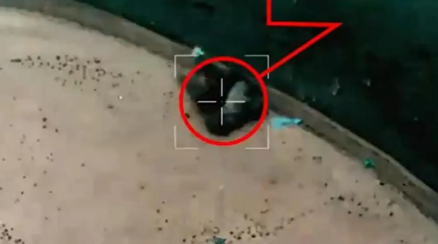 Patlayıcı yüklü ilk teknenin imha edilme anı (SPA)