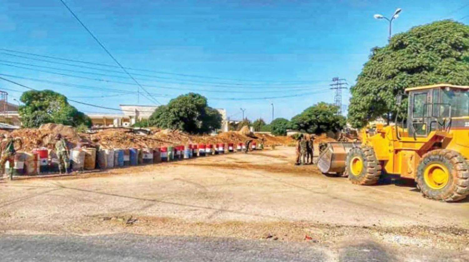 Dera’da rejimin kontrolündeki Panorama kavşağındaki yol açılıyor (Dera 24)