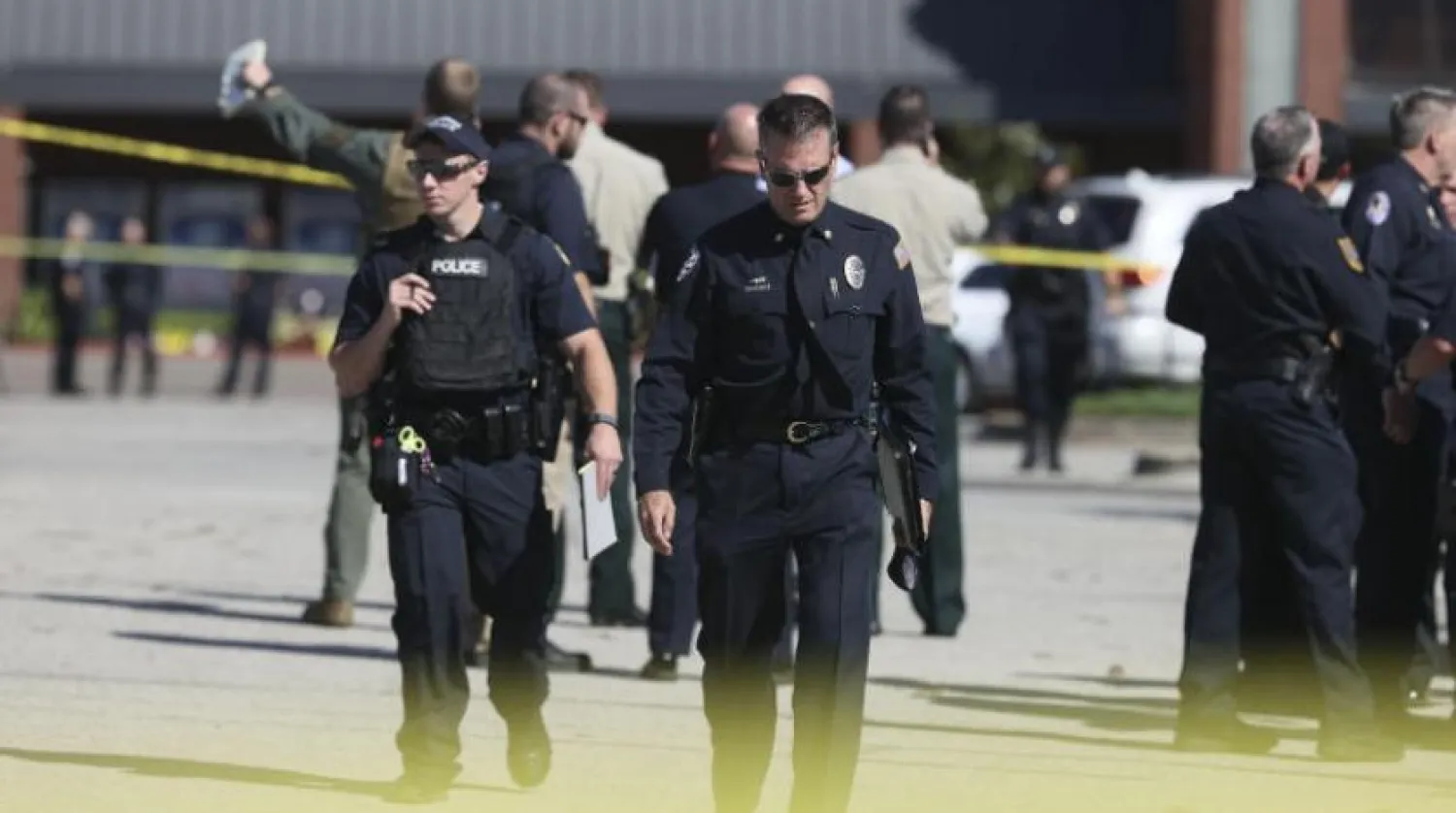 ABD polisi olay mahallinde (AP)
