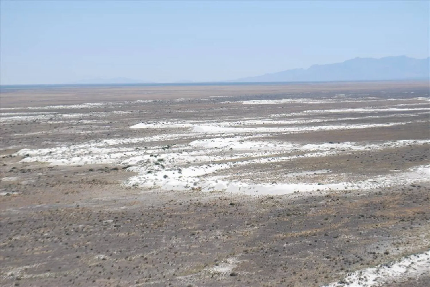 White Sands in New Mexico has offered up 23,000-year-old footprints that indicate humans were in North America much earlier than previously thought. Handout NATIONAL PARK SERVICE/AFP/File
