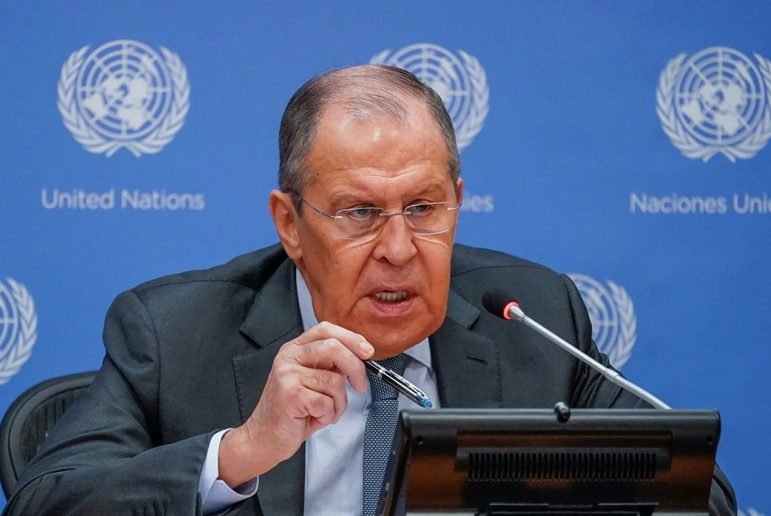 Russian Foreign Minister Sergei Lavrov. (AP)