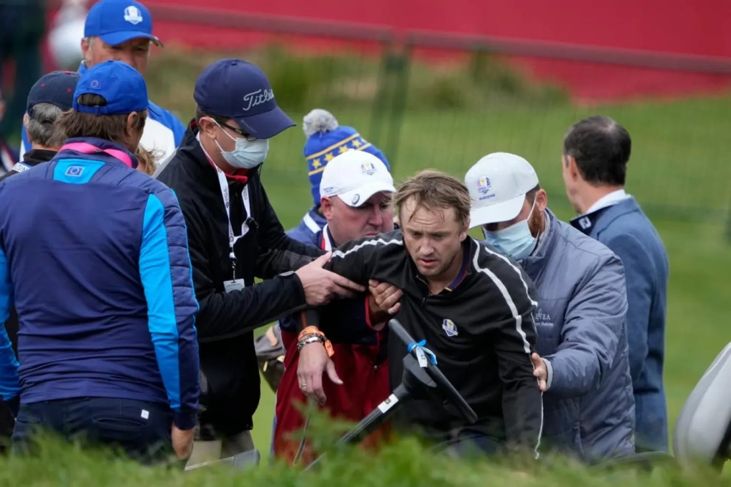 Golf maçında baygınlık geçiren Tom Felton bir gün önce 34. yaş gününü kutlamıştı (AP)
