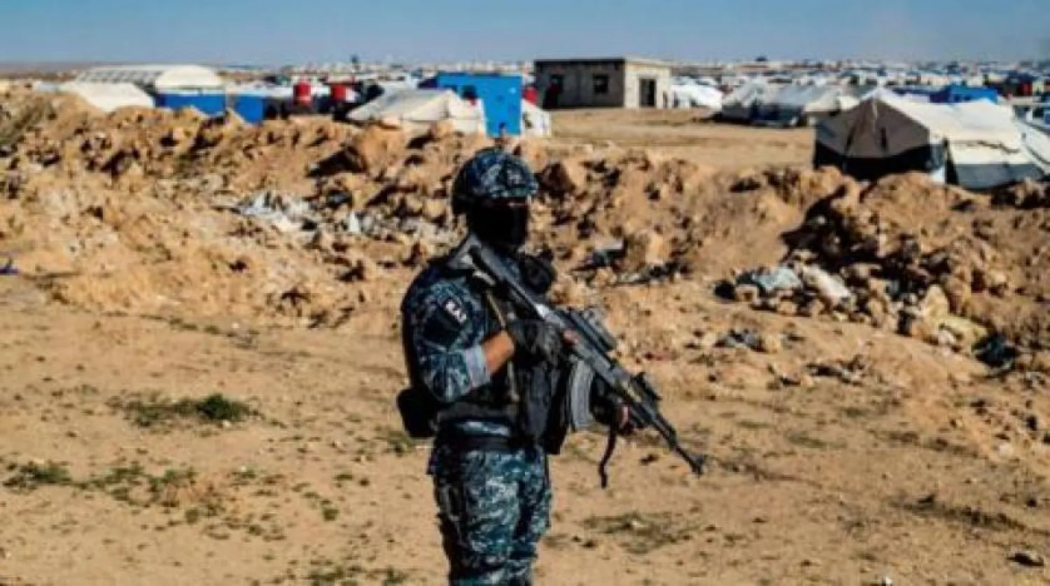 El-Hol Kampı yakınlarındaki SDG unsuru (AFP)