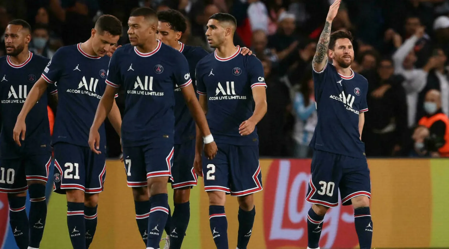 Lionel Messi has his first goal in a Paris Saint-Germain shirt, almost two months after his arrival from Barcelona FRANCK FIFE AFP

