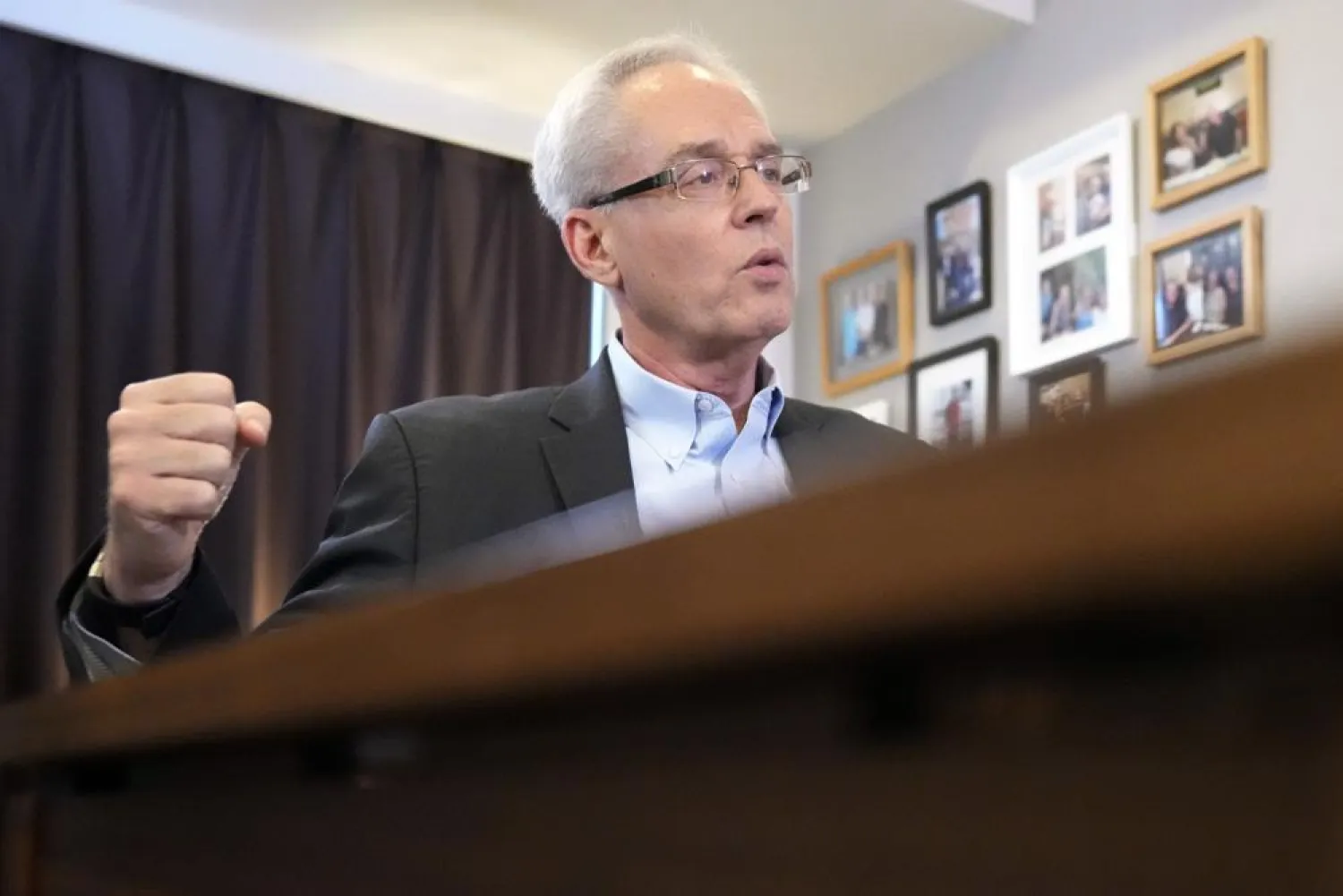 In this Aug. 18, 2021, file photo, former Nissan Motor Co. executive Greg Kelly speaks during an interview with The Associated Press in Tokyo. (AP)