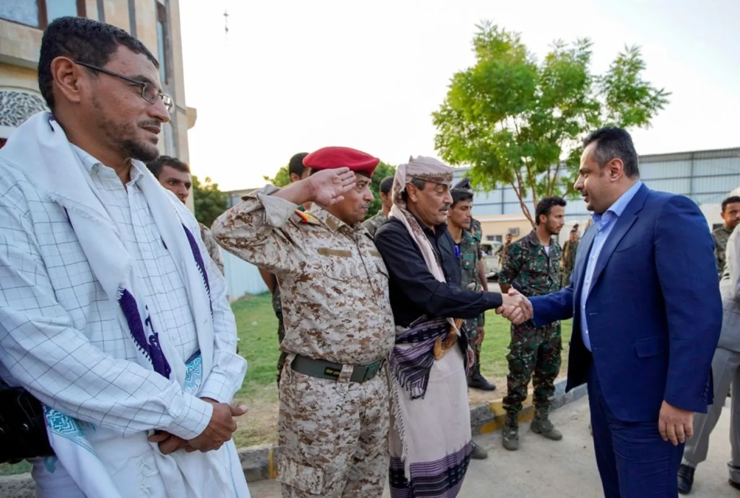 PM Abdulmalik in Shabwa. (Saba)