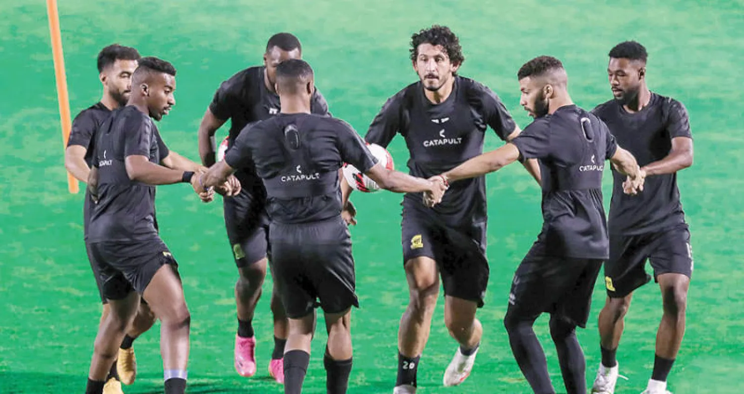 جانب من تدريبات الاتحاد الأخيرة (الشرق الأوسط)
