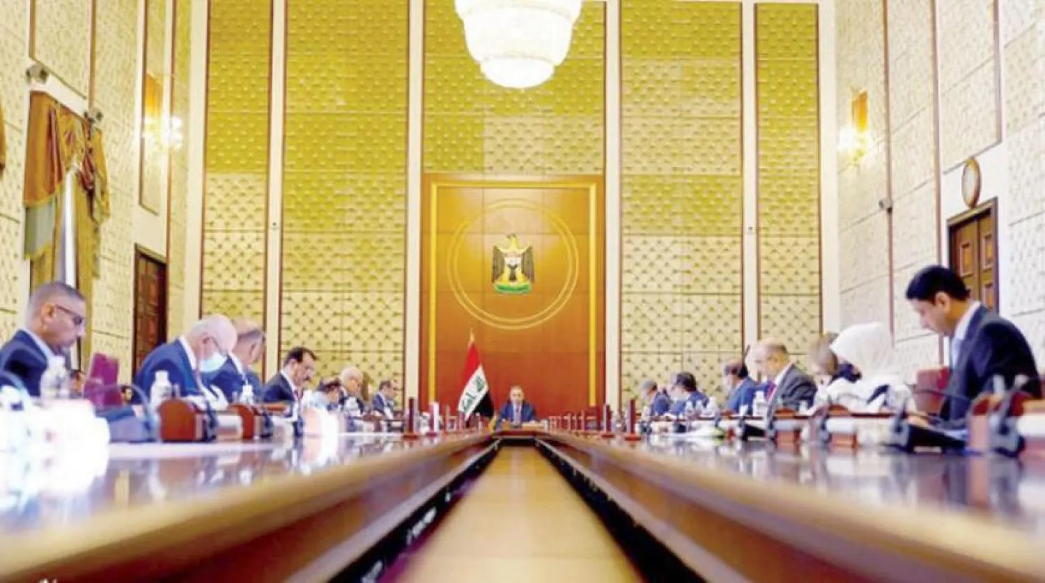 Al-Kadhimi presided over the Cabinet meeting on Thursday. (INA)
