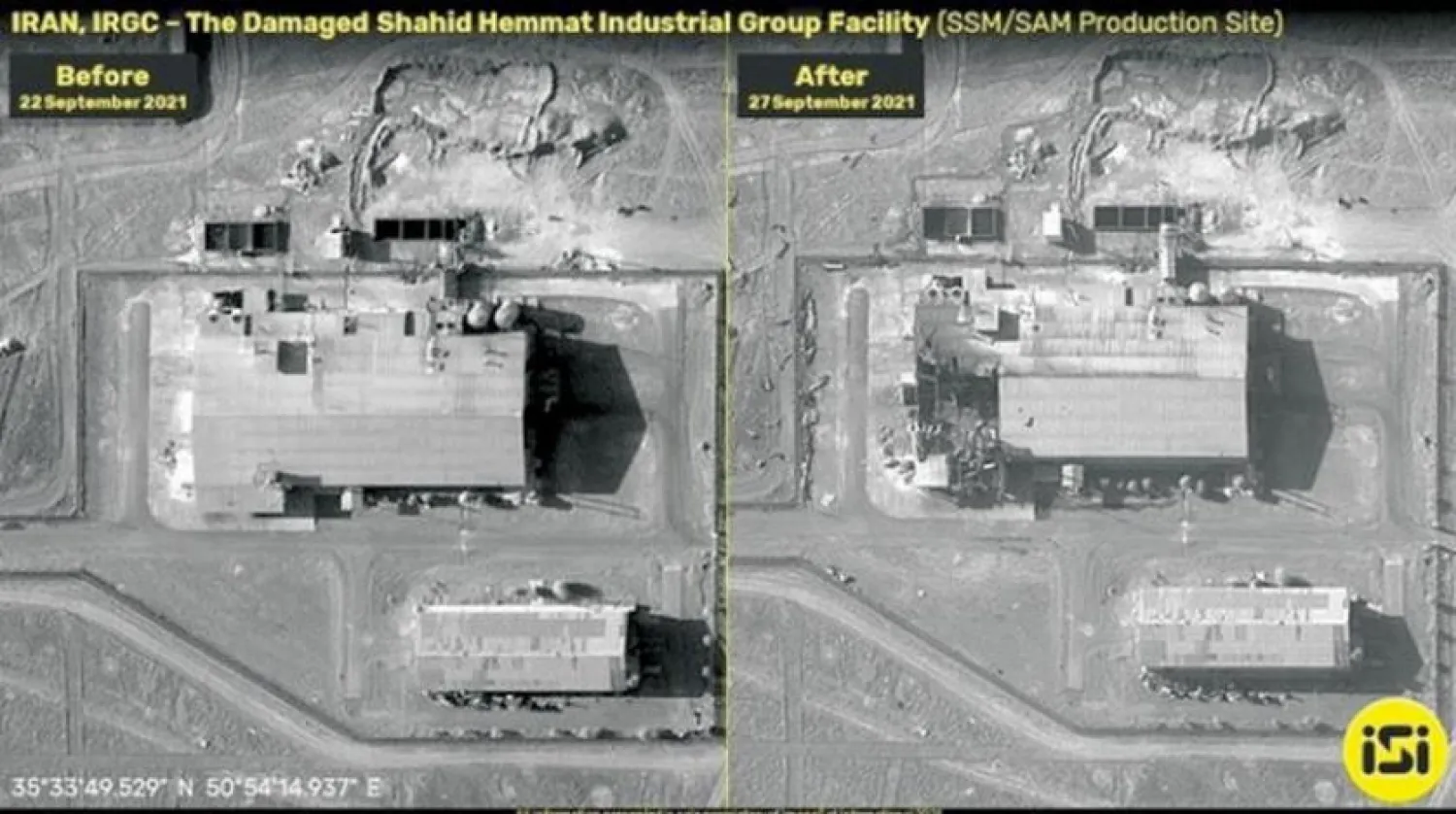 ImageSat, Tahran yakınlarındaki bir füze üretim tesisine ait görüntüleri yayınlandı.
