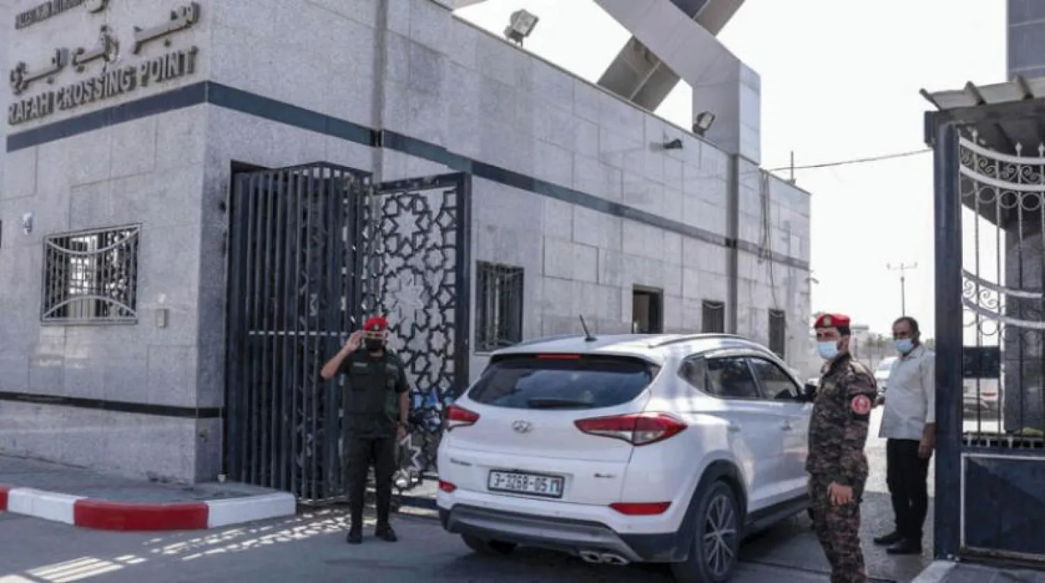 Hamas heyeti dün Refah Sınır Kapısı’ndan giriş yaptı. (AFP)