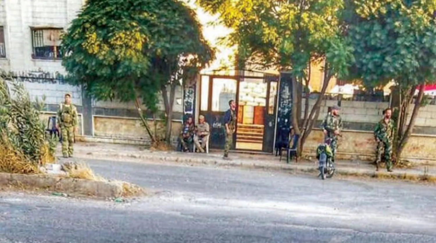 Casem’deki rejim güçleri.  (Dera 24)