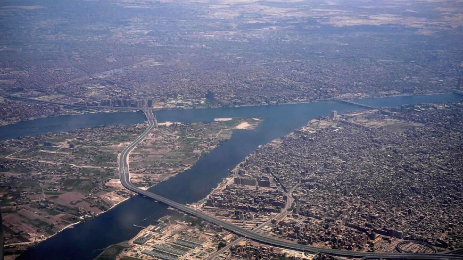 Aerial view of the Nile River (AFP Getty Images)
