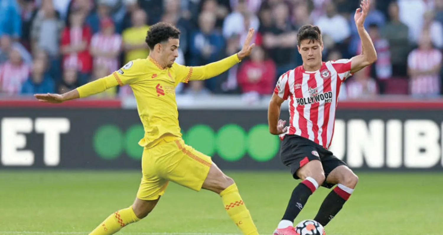 النوم لم يداعب عيون نورغارد (يمين) بعد التعادل مع ليفربول  (أ.ف.ب)