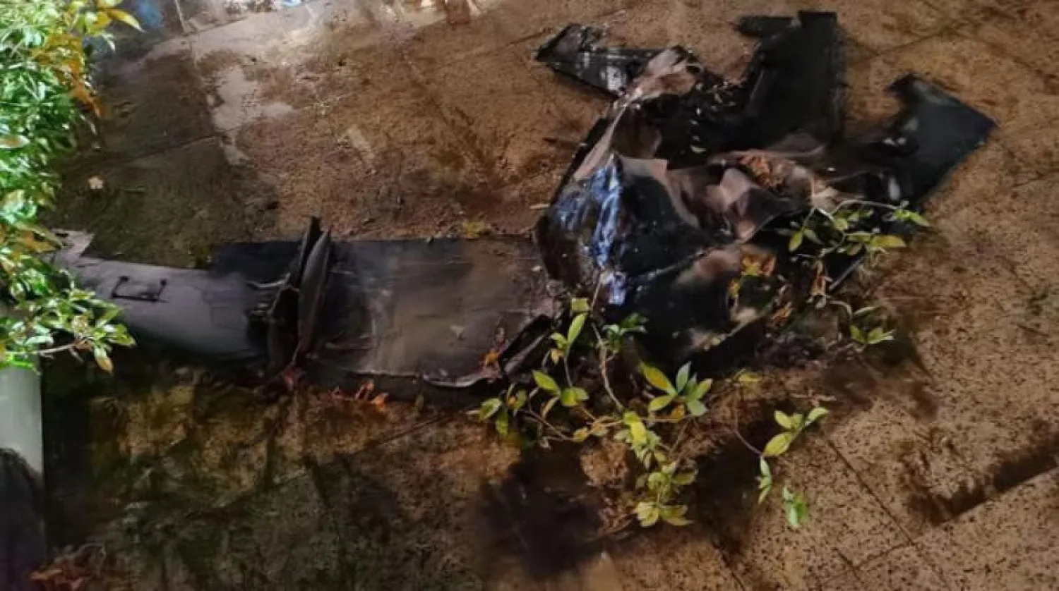 طائرة «مسيرة» مفخخة استخدمت في محاولة استهداف المدنيين بمطار جازان (الشرق الأوسط)