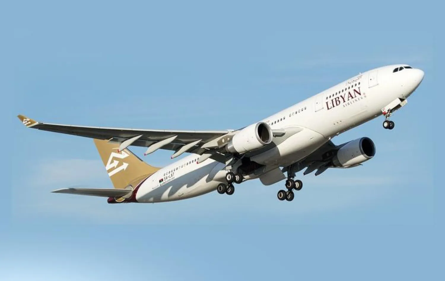 طائرة تابعة للخطوط الليبية