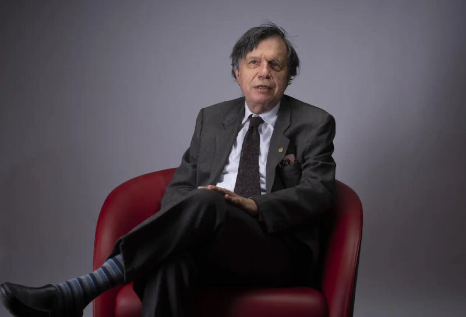 العالم الإيطالي جورجو باريزي الحائز جائزة نوبل الفيزياء (أ.ب)