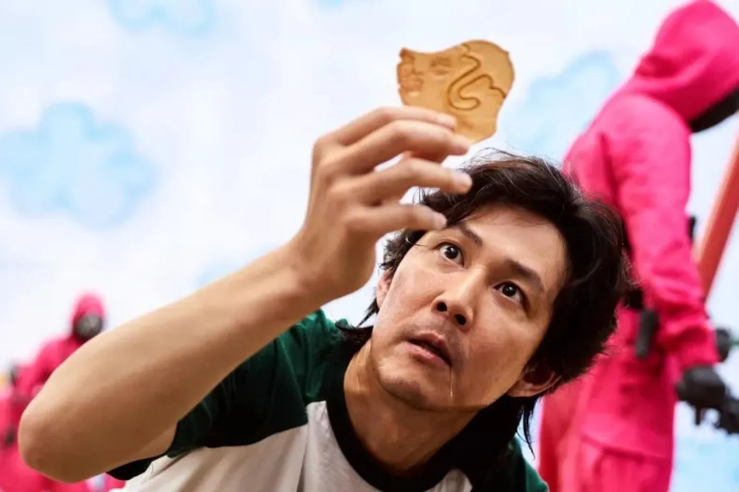 Squid Game dizisinde önceden modellik yapan Güney Koreli aktör Lee Jung-jae de yer alıyor (Netflix)