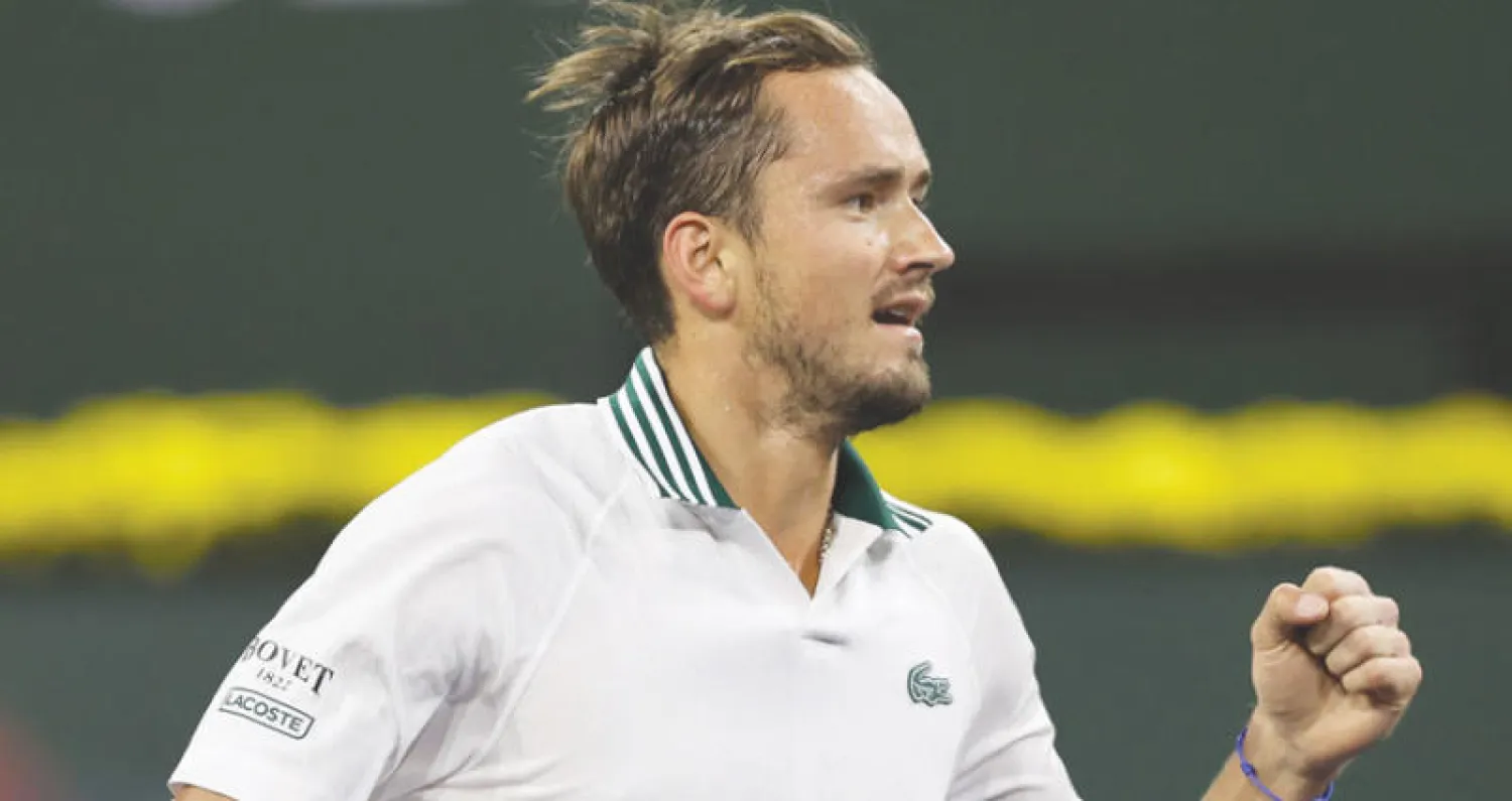 دانييل ميدفيديف (أ.ف.ب)