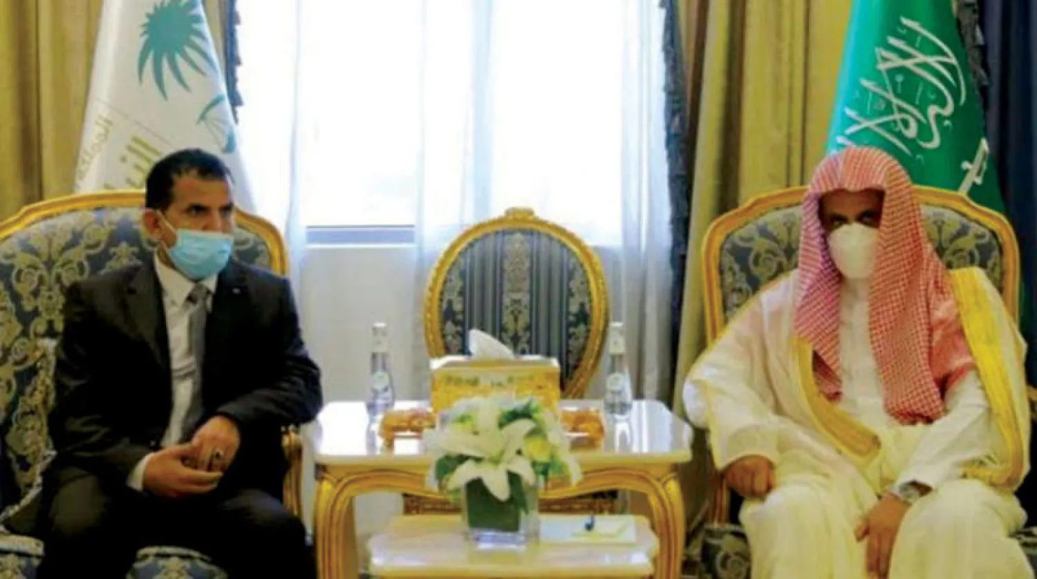 المعجب لدى لقائه الموساي في الرياض أمس (سبأ)