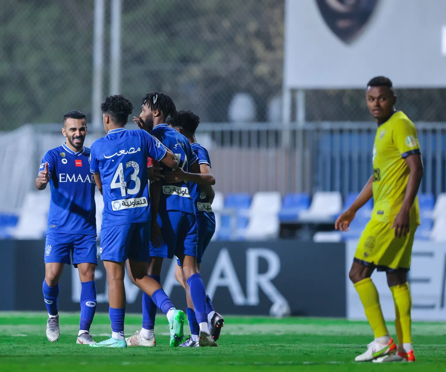 جانب من مواجهة الهلال الودية أمام التعاون (المركز الإعلامي بالنادي)