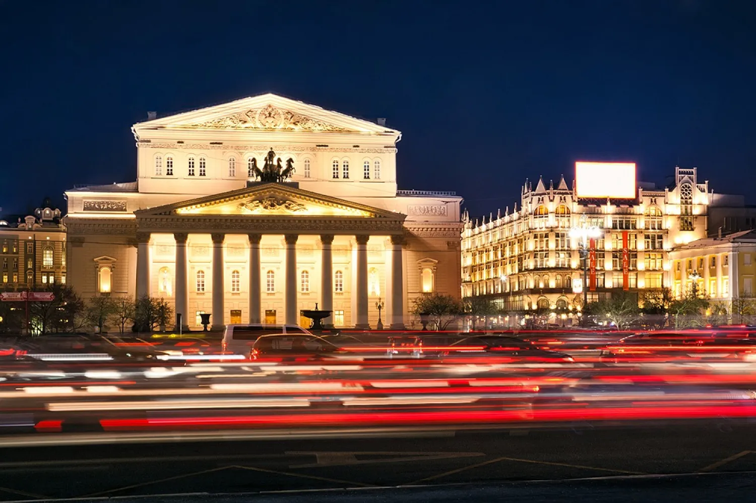 An actor died in an accident during a scene change at Moscow’s Bolshoi theater. (Getty Images)