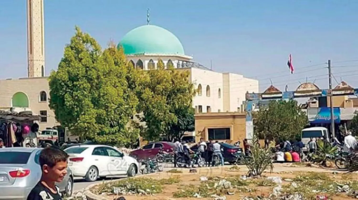 Rus askeri polisinin Ürdün sınırındaki Nasin beldesindeki uzlaşı merkezi (Daraa 24)