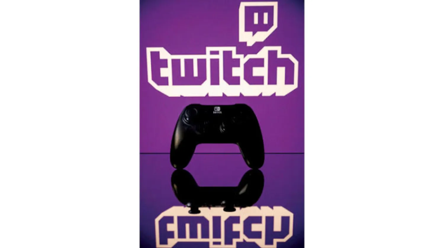 لوحة ألعاب تعرض منصة «تويتش» (أ.ف.ب)