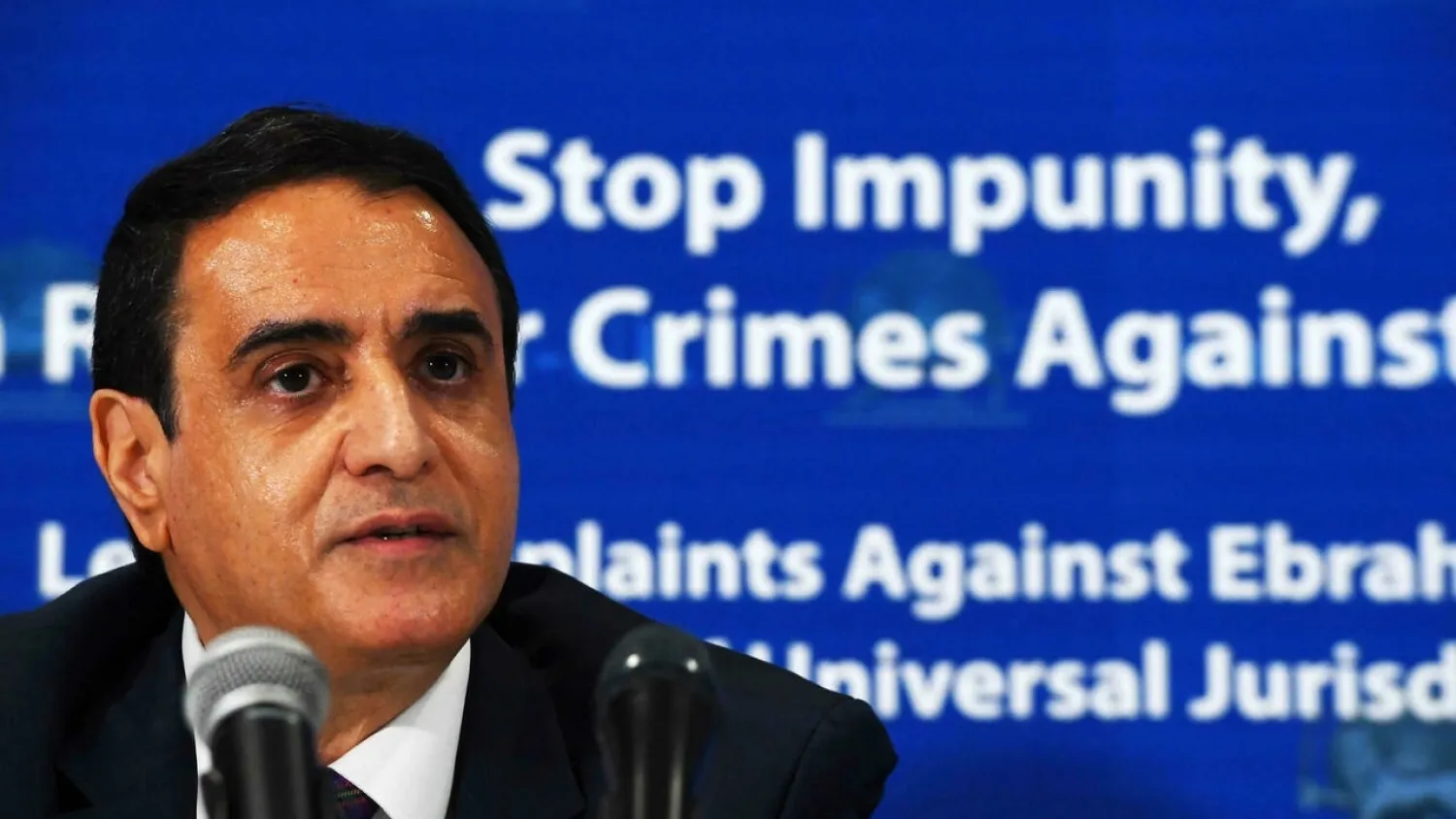 Iranian exiles allege Raisi should be held accountable for his involvement in the massacre of political prisoners in 1988. (AFP)